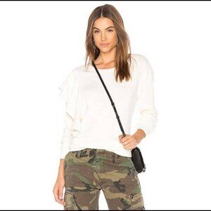 Splendid Westfourth Ruffle Pullover Sweatshirt XS